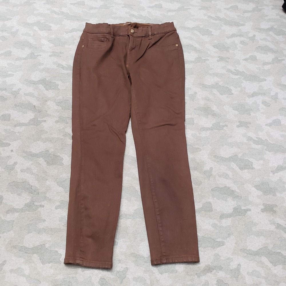 DL196 Jeans Womens 32 Brown Florence Skinny‎ Pockets